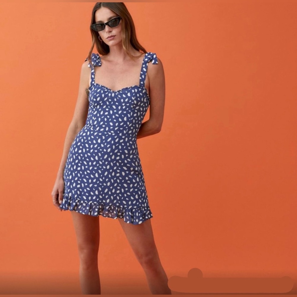 Reformation Christine Dress Moray-4 NWT